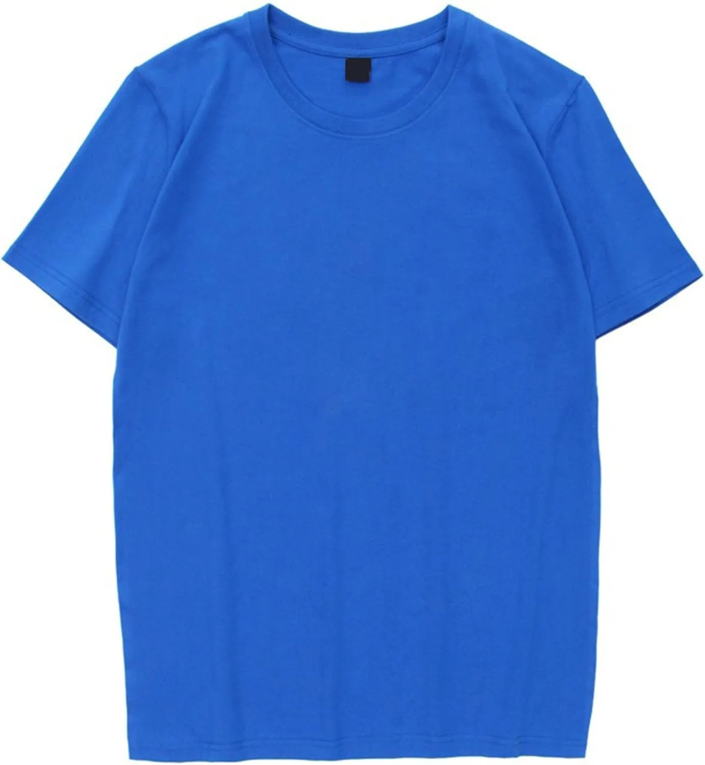 6 Pack Men's Pure Cotton T-Shirts Loose Casual Short Sleeve Crew Neck T-Shirt Soft Comfortable Classic Tee Tops