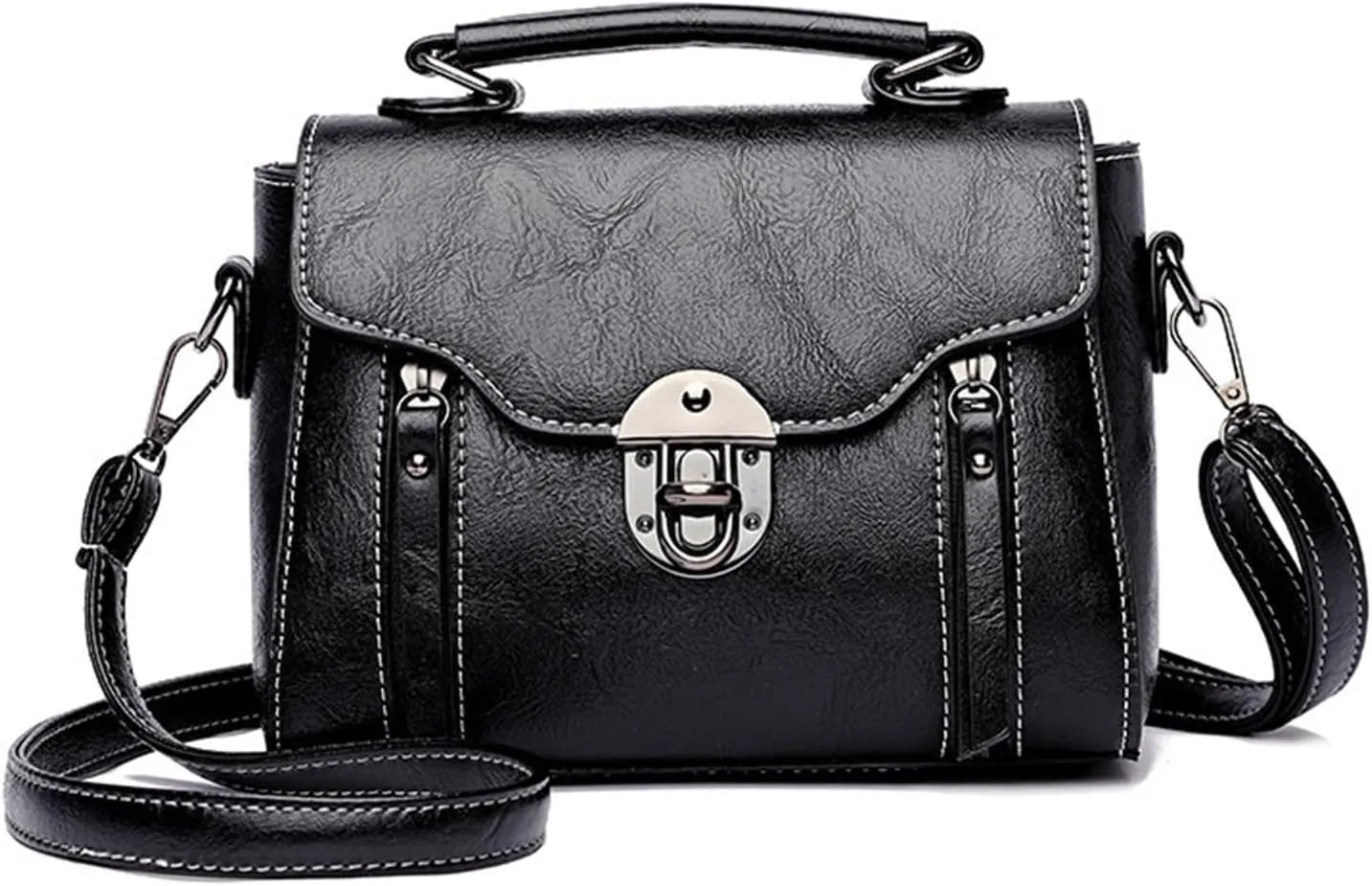 Bags for Women Crossbody Bag Women's Retro Hand Shoulder Bag Versatile Fashion Small Square Bag