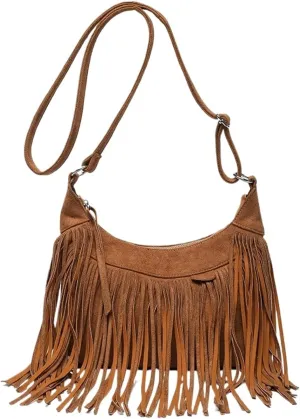 Bags for Women Retro personality simple versatile messenger bag shoulder bag women's bag(Brown)