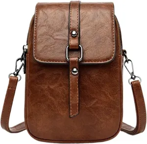 Bags for Women Women's Fashion Versatile Shoulder Crossbody Bag Mini Women's Bag(Brown)