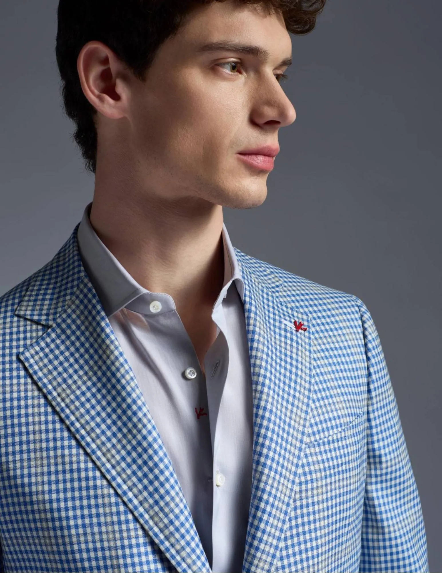 Blue and Grey Check Sportcoat