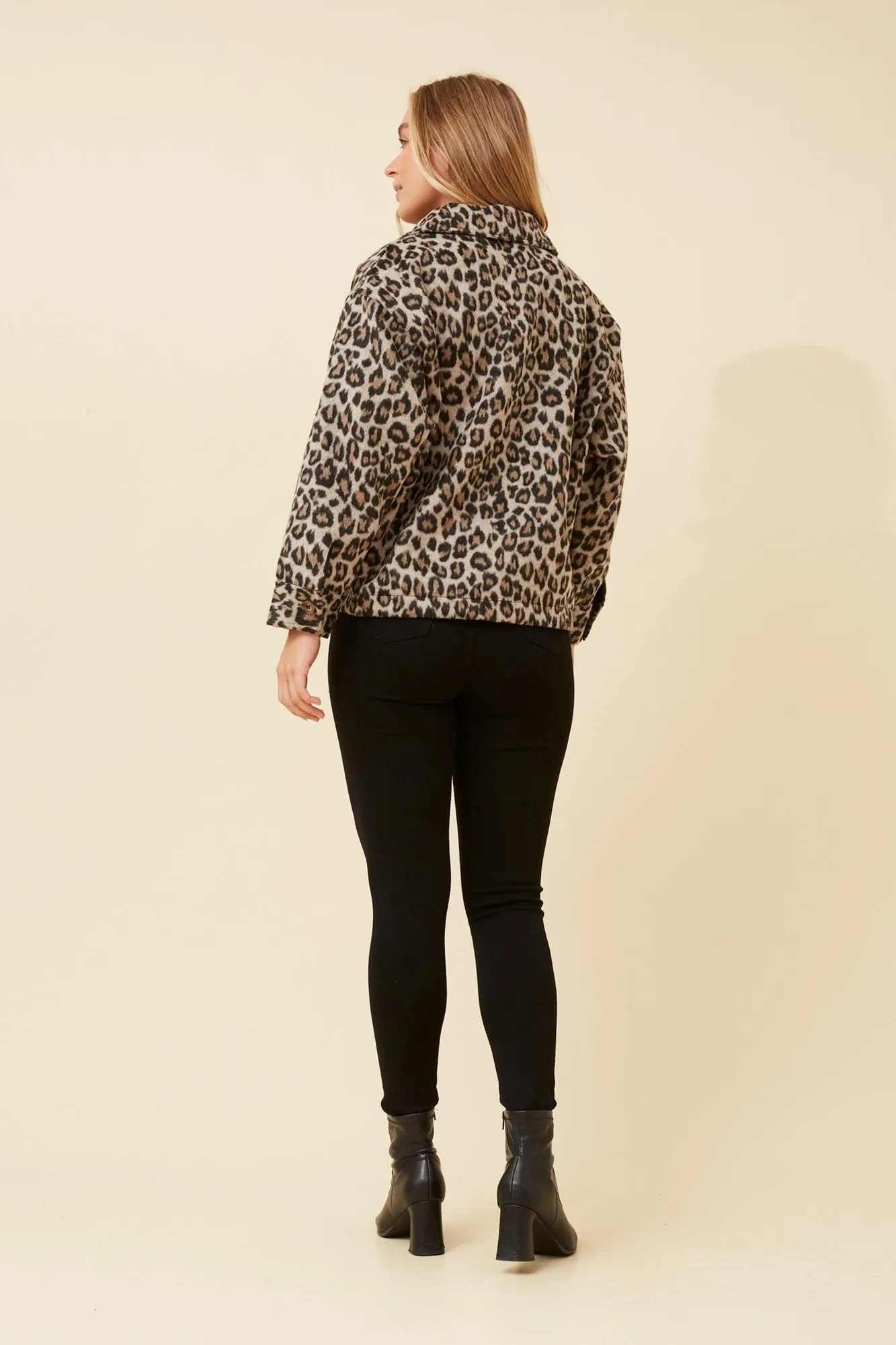 CARDELLE ANIMAL PRINT JACKET