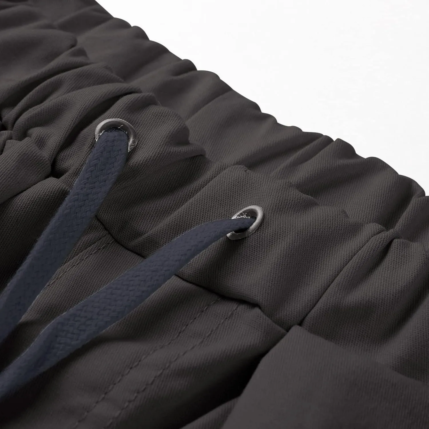 Cargo Pants for Men Relaxed Fit Multi-Pocket Cargo Pants Drawstring Sports Trousers Stretch Elastic Waist Gym Running