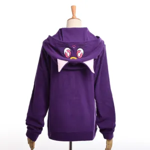 Casual Fleece Women Cartoon Anime Hoodies