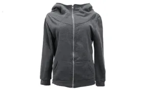 Casual Long Sleeve Fleece Hooded Outerwear Coat