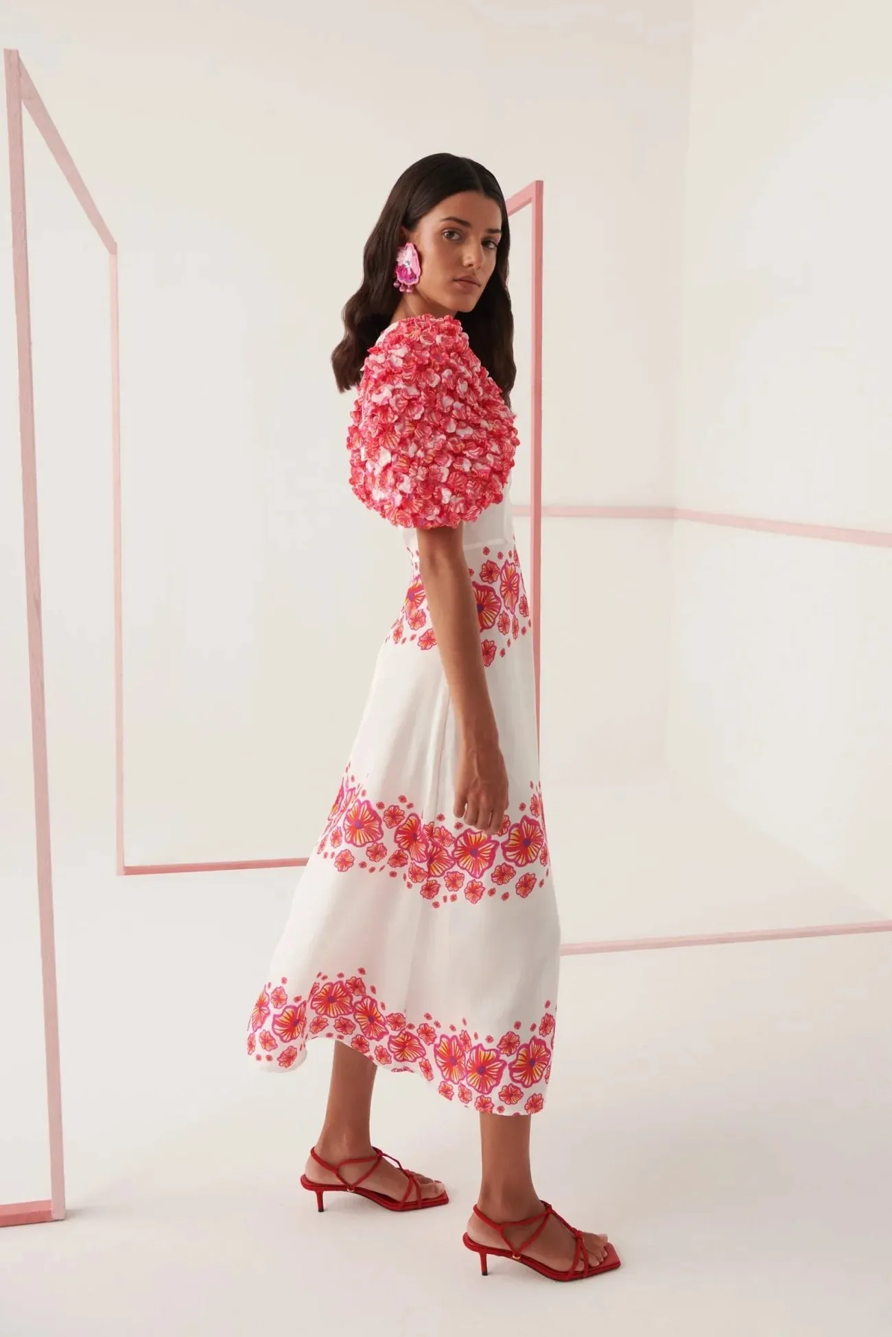 CELIA B NATURA FLORAL DRESS