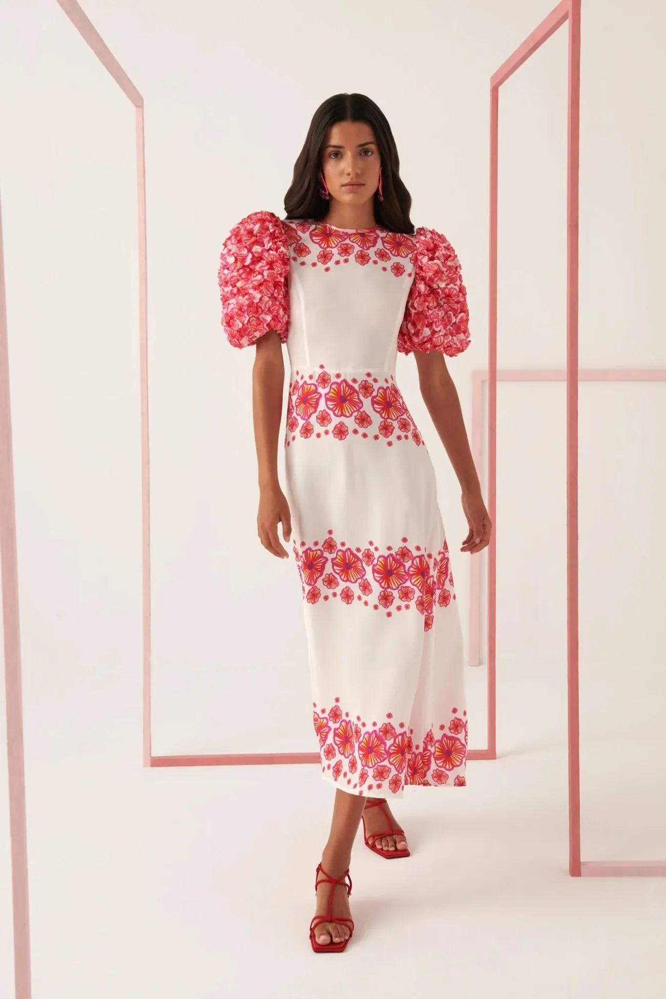 CELIA B NATURA FLORAL DRESS