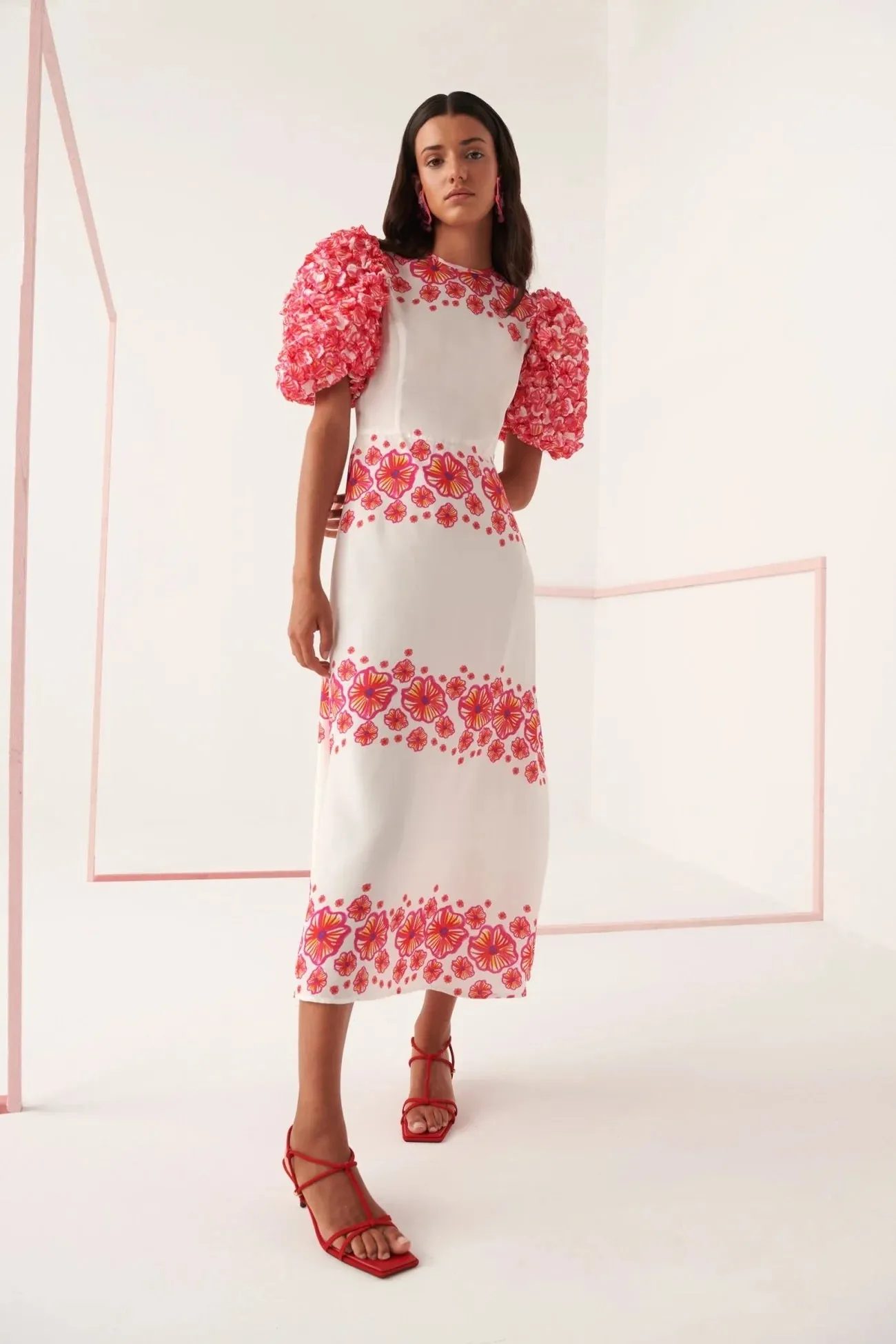 CELIA B NATURA FLORAL DRESS