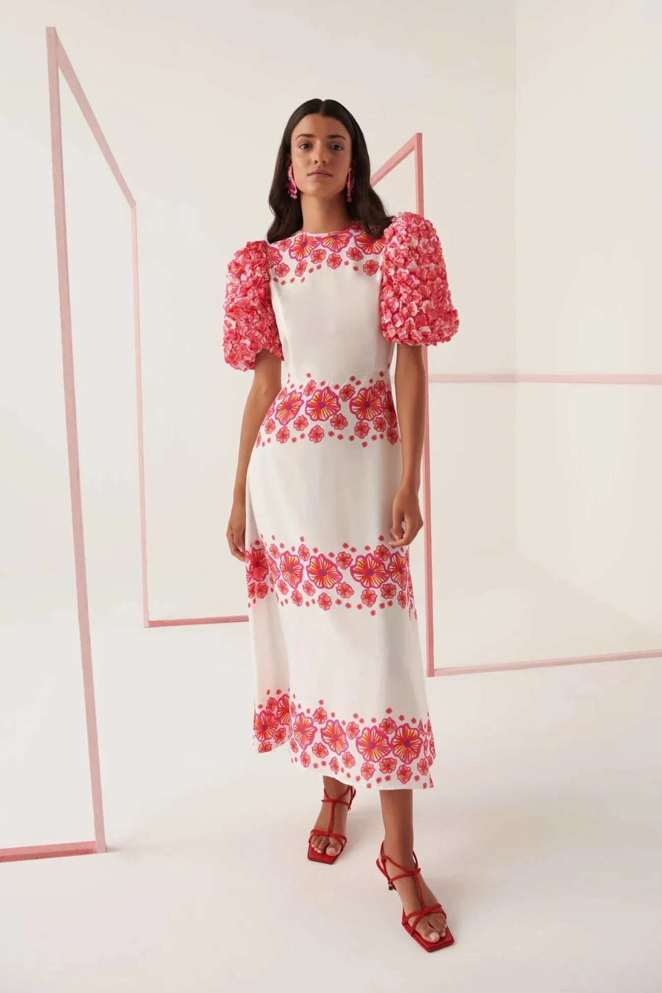 CELIA B NATURA FLORAL DRESS