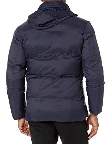 Cole Haan Men's Packable Down Jacket, Navy, Large