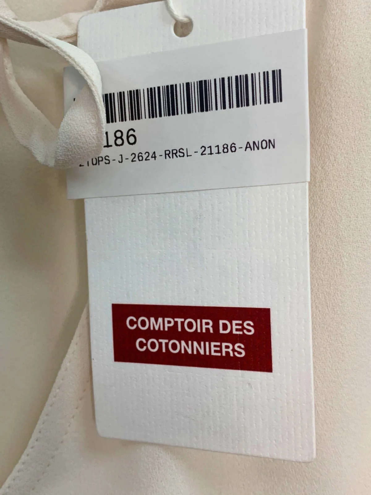 Comptoir des Cotonniers Gardenia Nalella Short Sleeve Blouse EU 42 UK 14