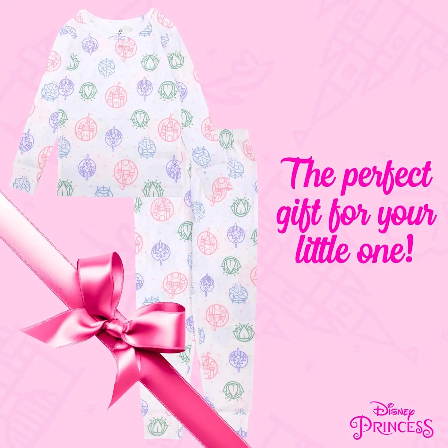 Disney 2-Piece Set Soft & Comfortable Matching Family Holiday Pajamas