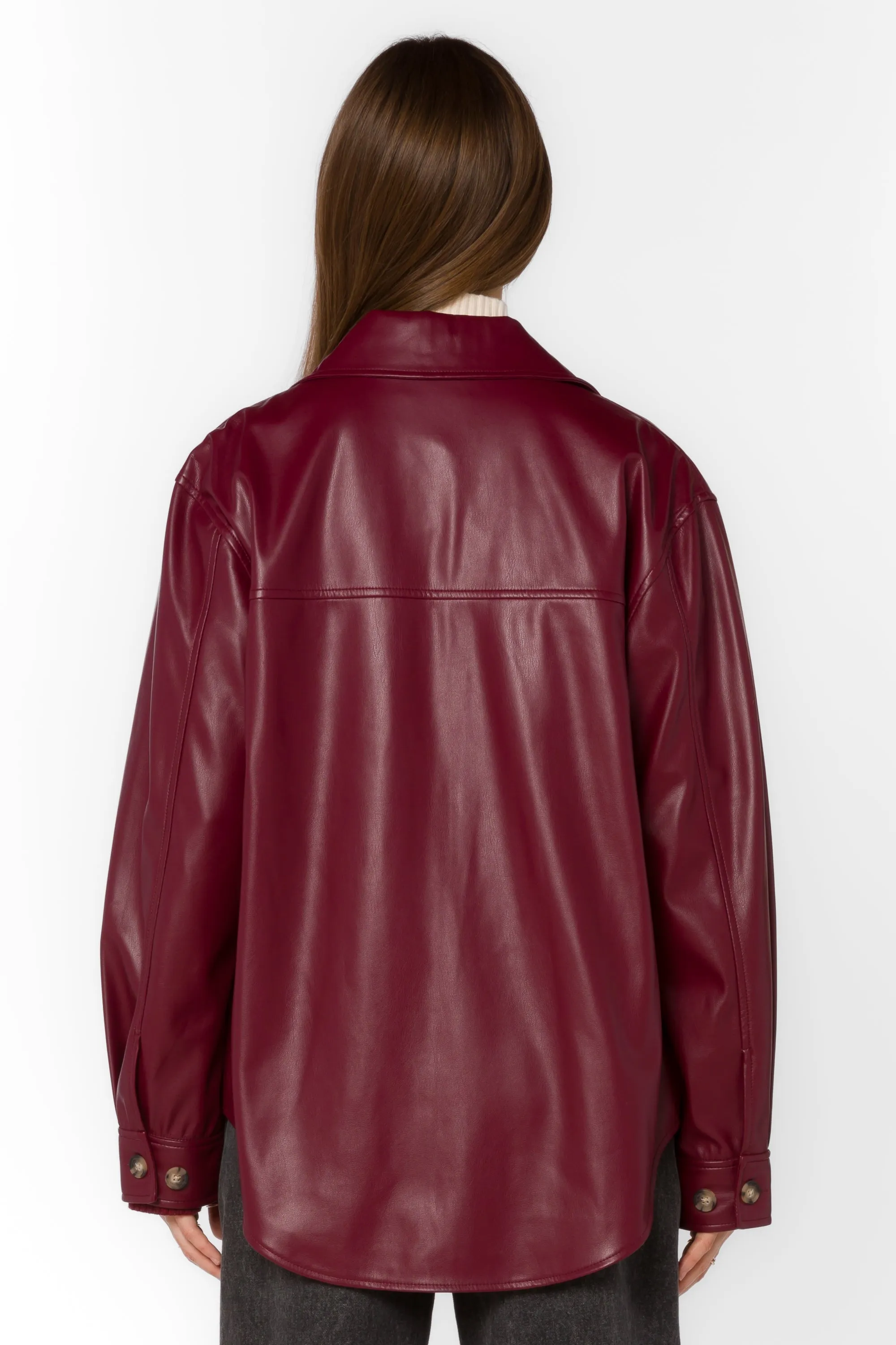 Eleanor Red Sangria Jacket