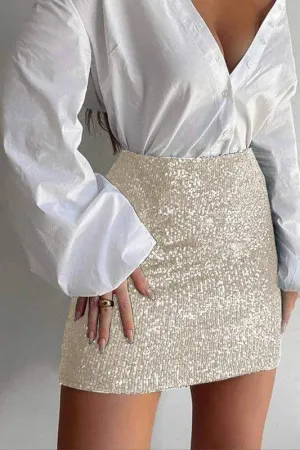 Fancy Like Sequin Skirt