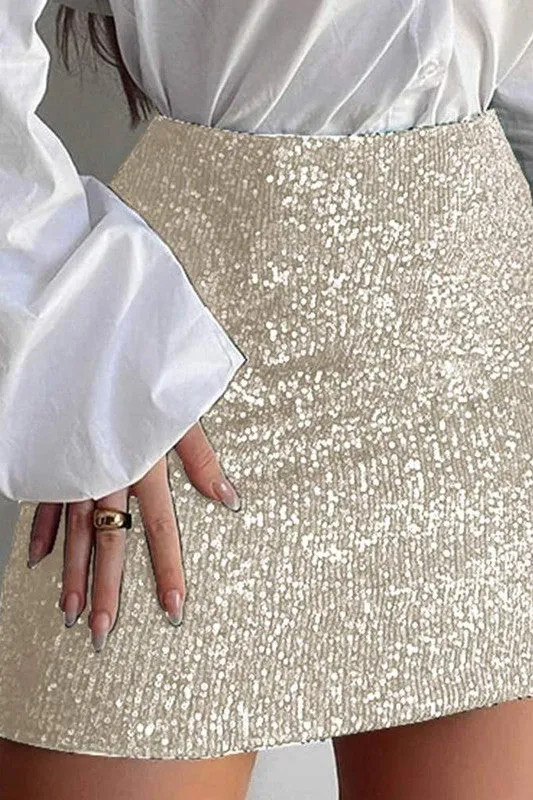 Fancy Like Sequin Skirt