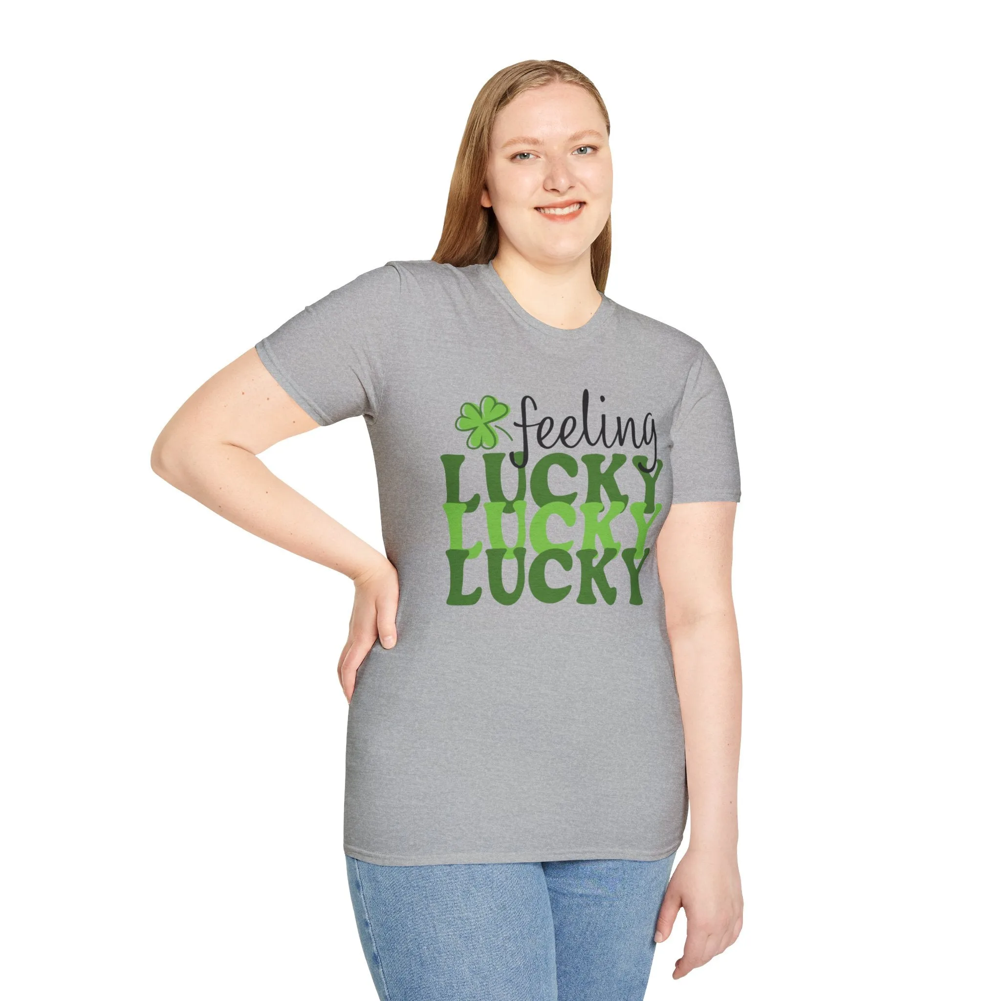 Feeling Lucky - Softstyle T-Shirt - St. Patrick's Day - March Tees