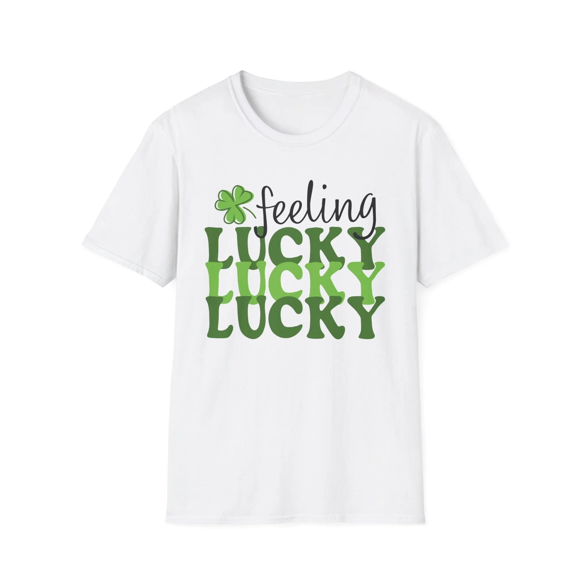 Feeling Lucky - Softstyle T-Shirt - St. Patrick's Day - March Tees