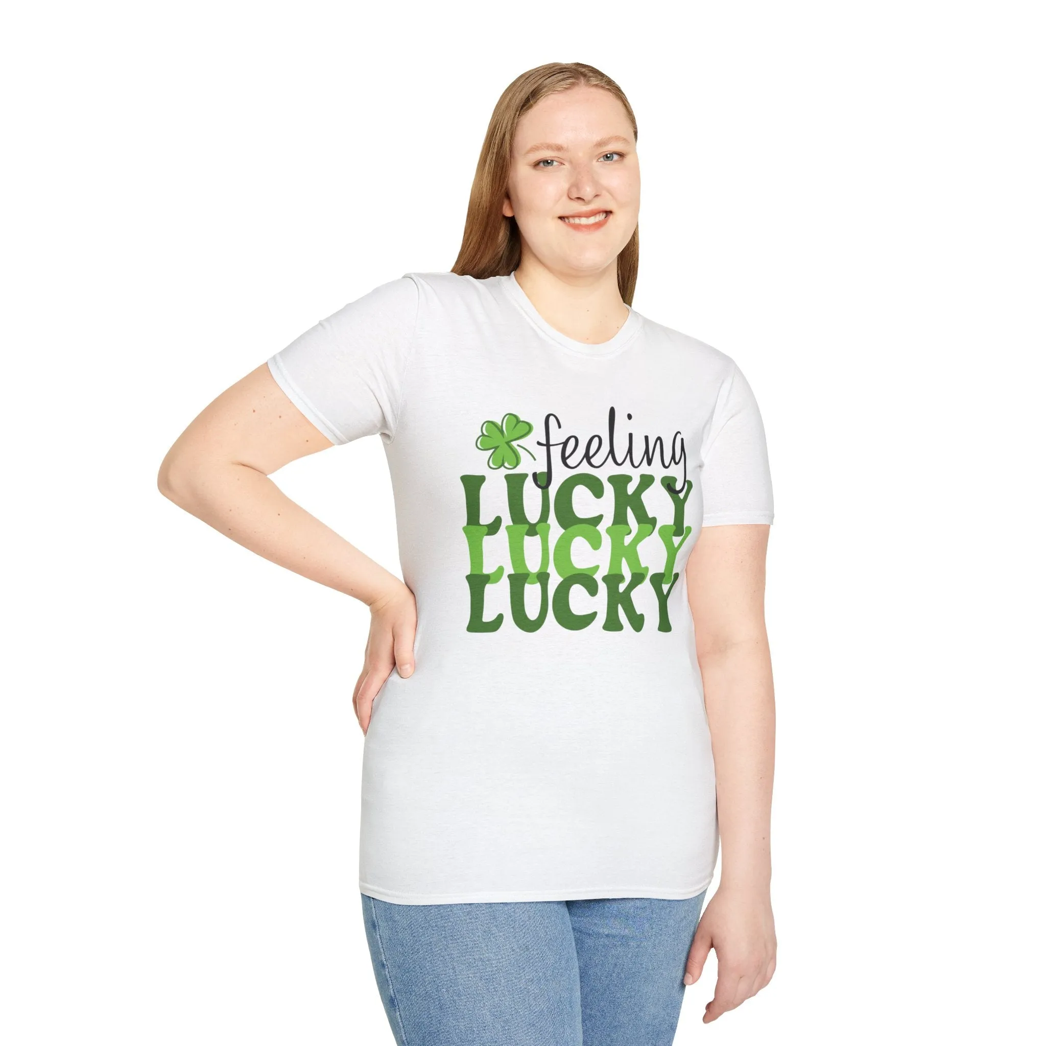 Feeling Lucky - Softstyle T-Shirt - St. Patrick's Day - March Tees
