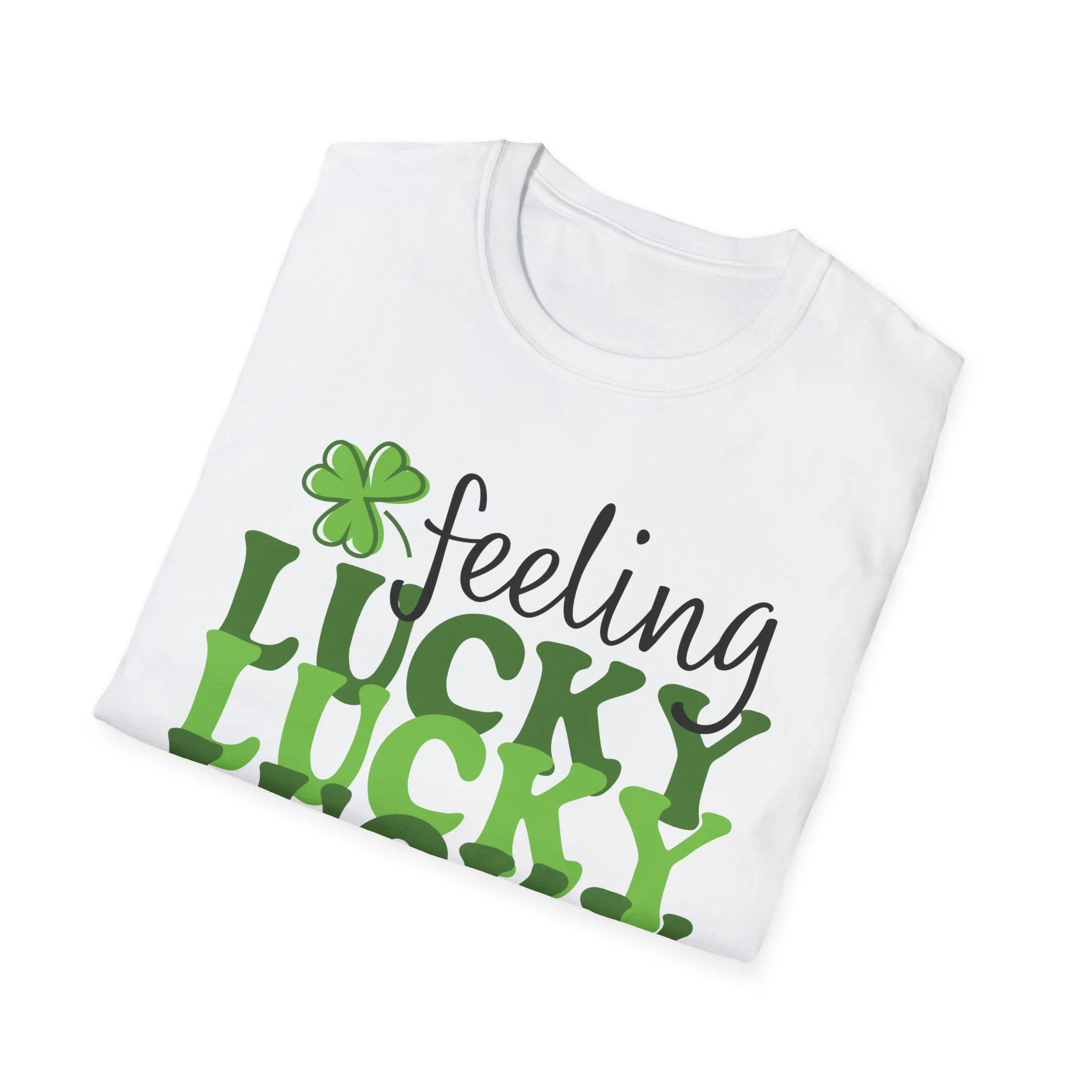 Feeling Lucky - Softstyle T-Shirt - St. Patrick's Day - March Tees