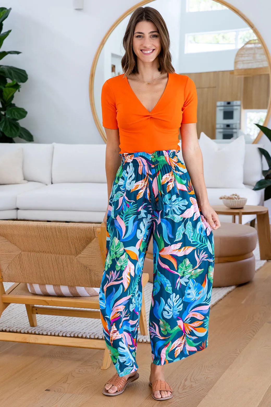 Final Sale | Amelie Pant Miami Print