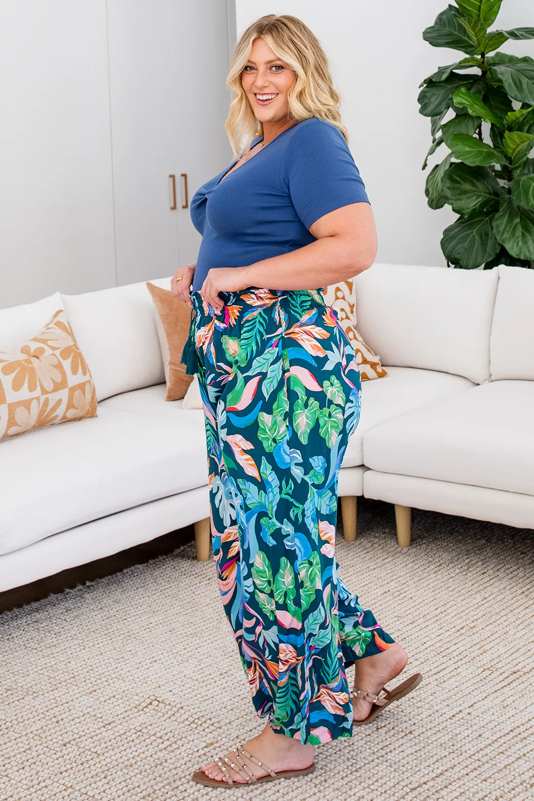 Final Sale | Amelie Pant Miami Print
