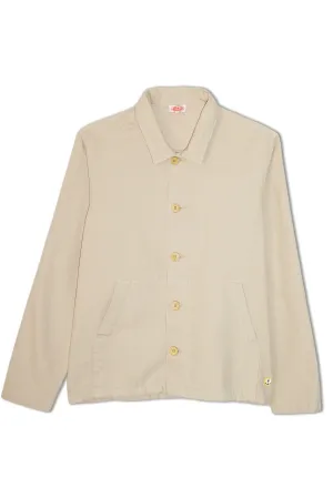 Fisherman Cotton Canvas Jacket - Oyster
