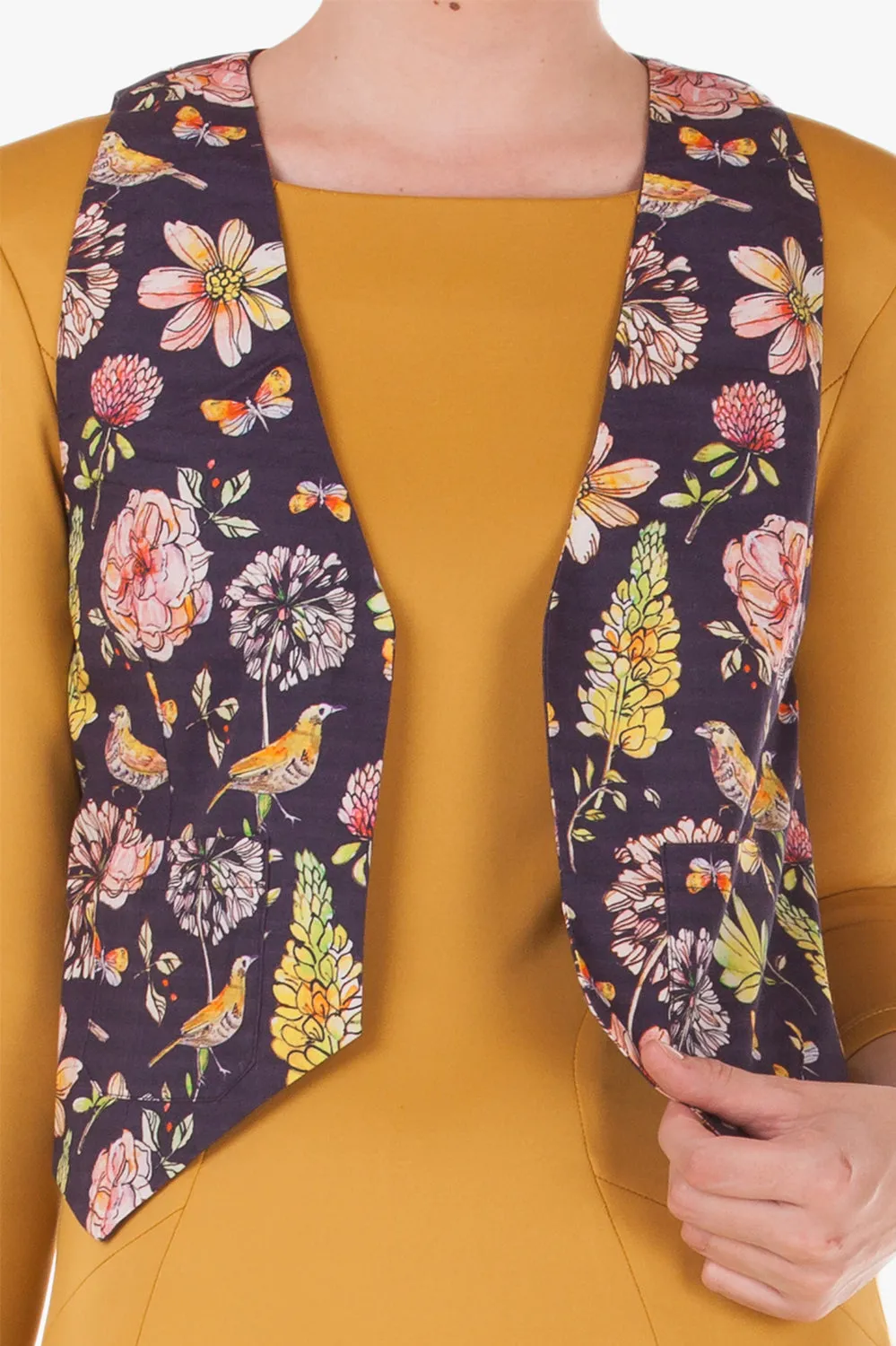 Floral Waist Coat
