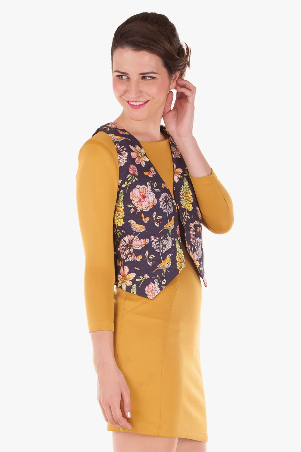 Floral Waist Coat