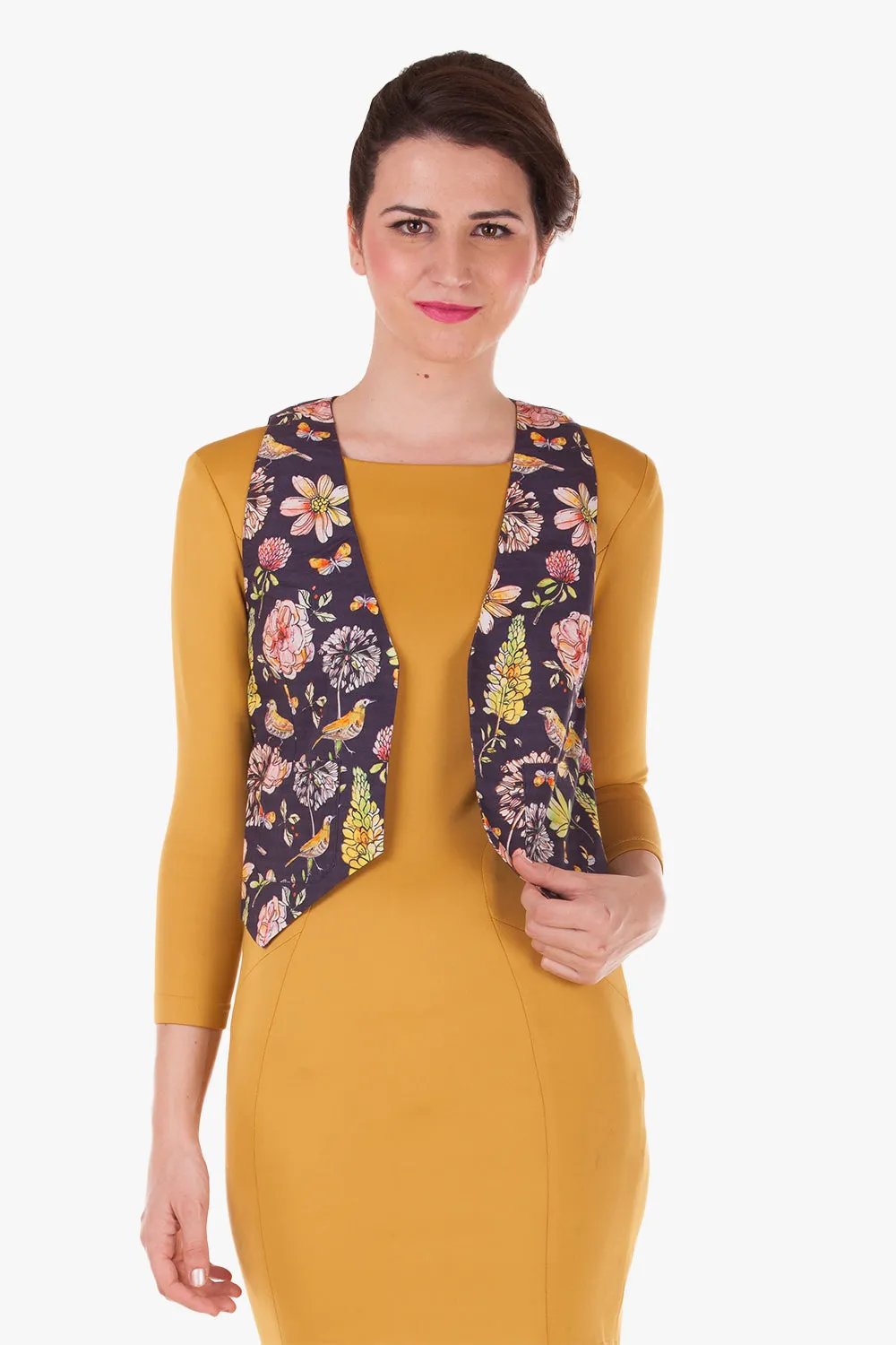 Floral Waist Coat
