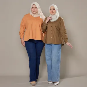 Freya Blouse - Rusty Brick