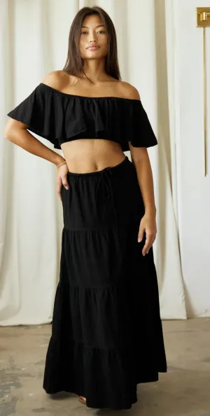 Gaia Skirt Black