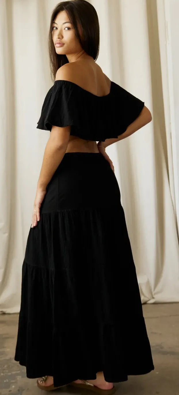 Gaia Skirt Black