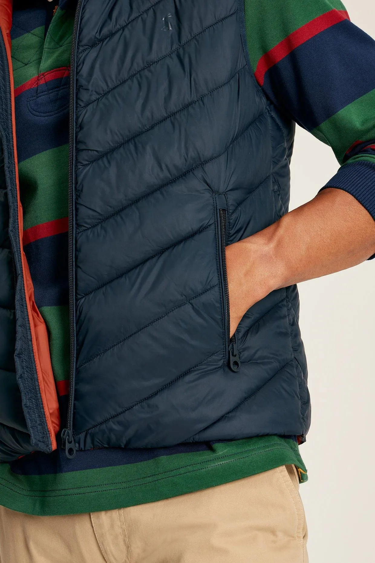 Garrett Quilted Gilet - Dark Navy