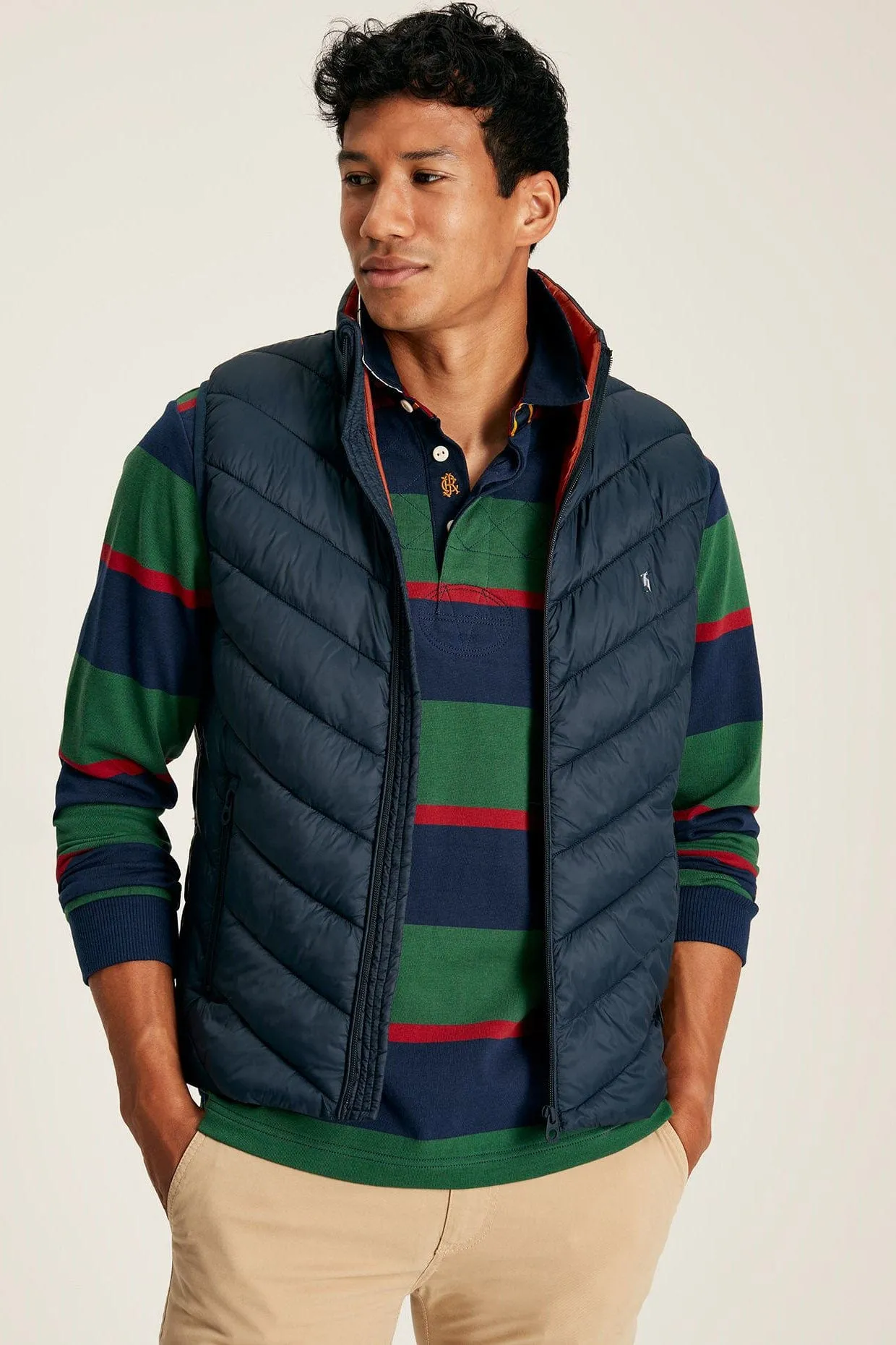 Garrett Quilted Gilet - Dark Navy