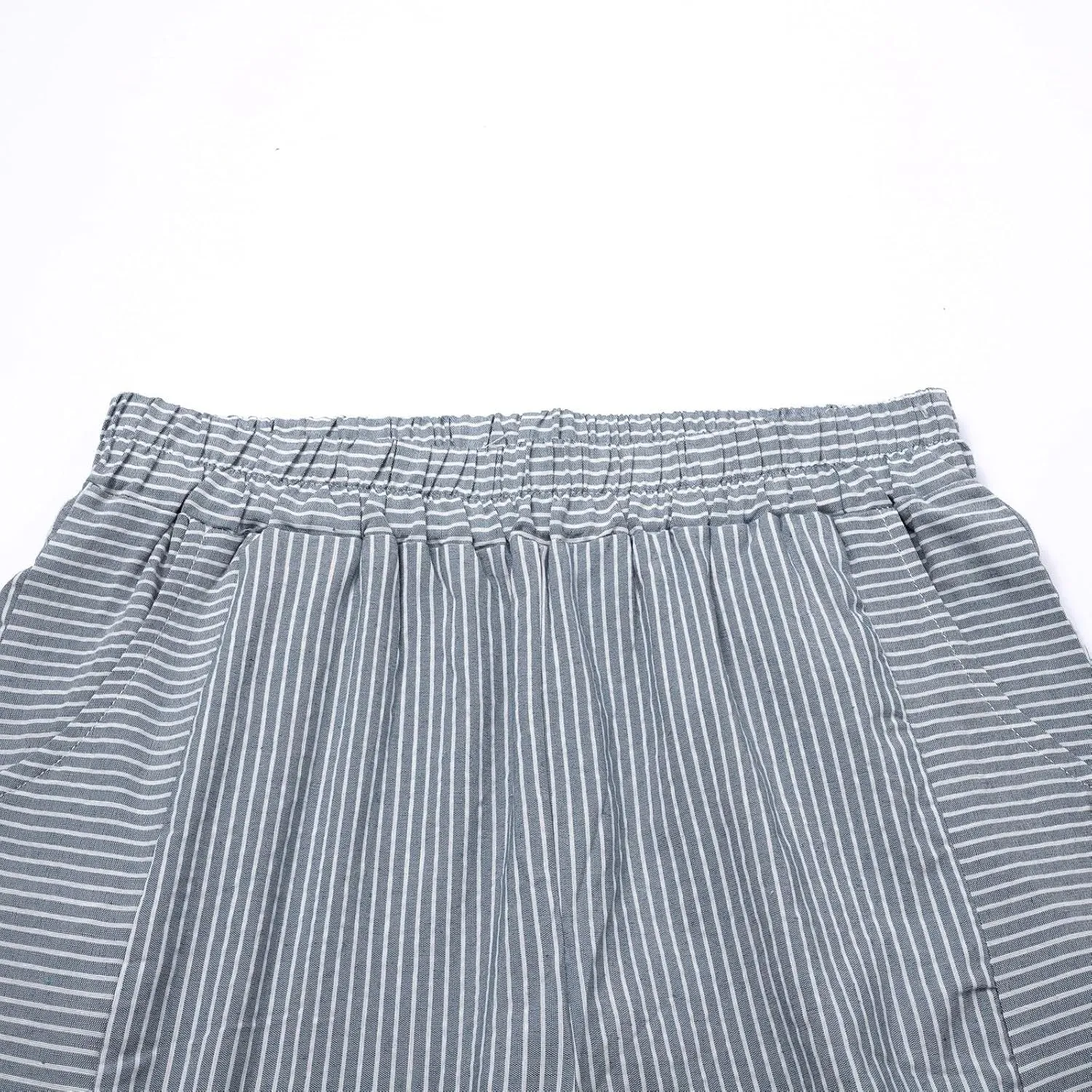 GIERIDUC Linen Pants for Women 2025 Plus Size Trendy Side Button Summer Gauze Pants Casual Elastic Waist Comfy Trousers