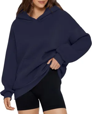Gumipy Hoodies for Women Fleece Oversized Hoodies Sweatshirt Trendy Long Sleeve Plus Size Hoodies Pullover with Pocket