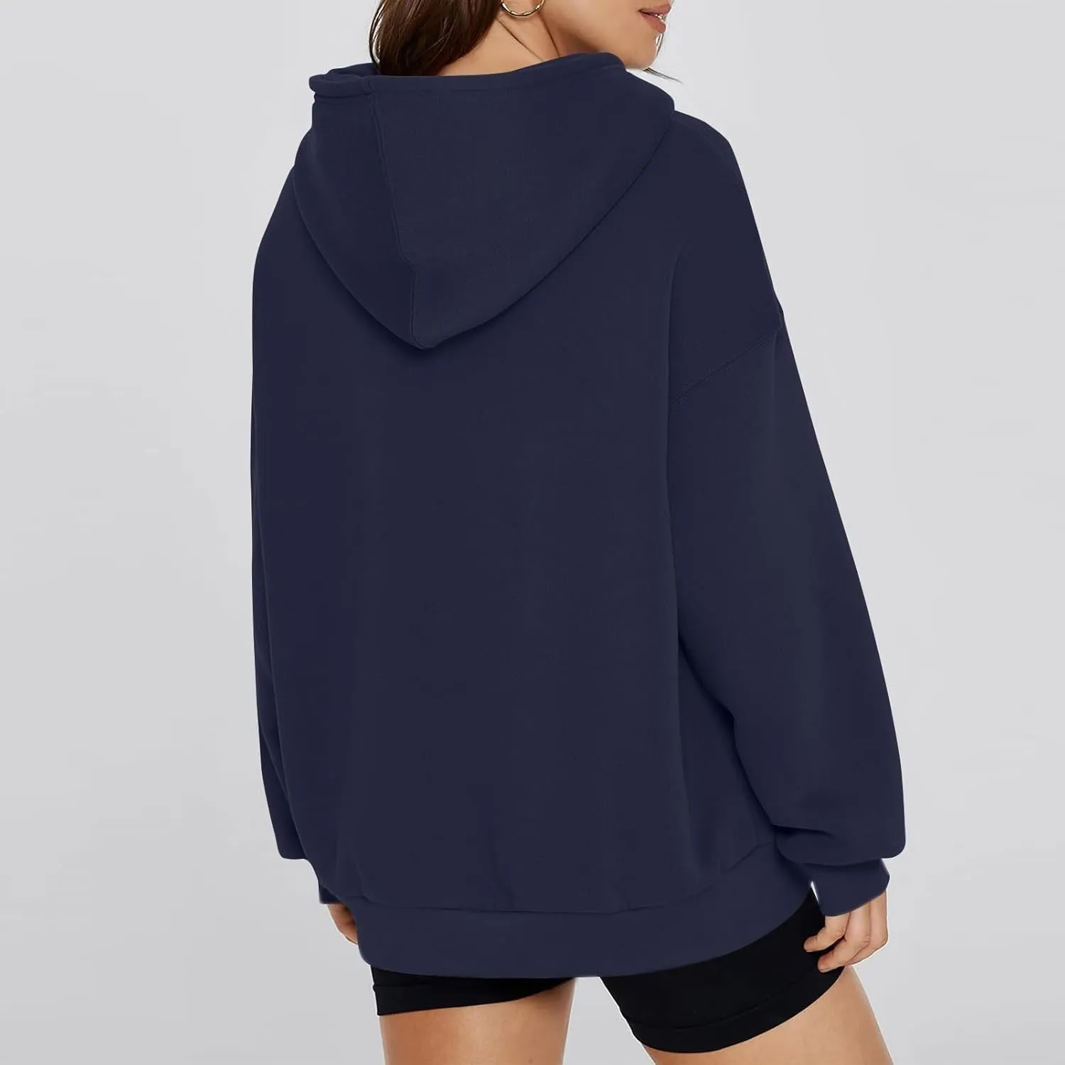 Gumipy Hoodies for Women Fleece Oversized Hoodies Sweatshirt Trendy Long Sleeve Plus Size Hoodies Pullover with Pocket