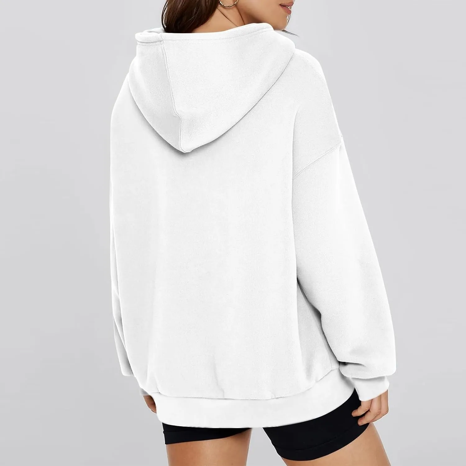 Gumipy Hoodies for Women Fleece Oversized Hoodies Sweatshirt Trendy Long Sleeve Plus Size Hoodies Pullover with Pocket