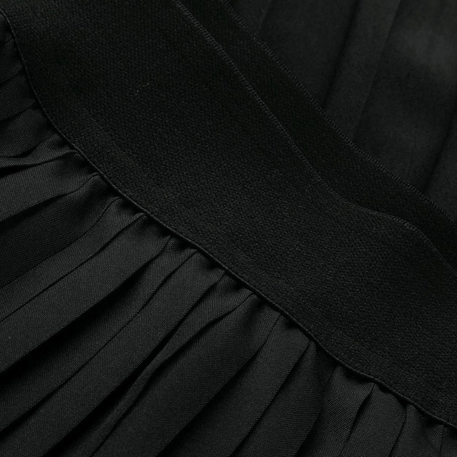 HGps8w Women's Flowy Pleated Maxi Skirt 2025 Summer Vintage Elegant High Waisted Plain Long Skirts
