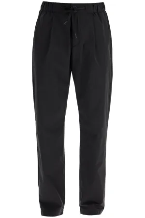 High-Waisted Nylon Trousers