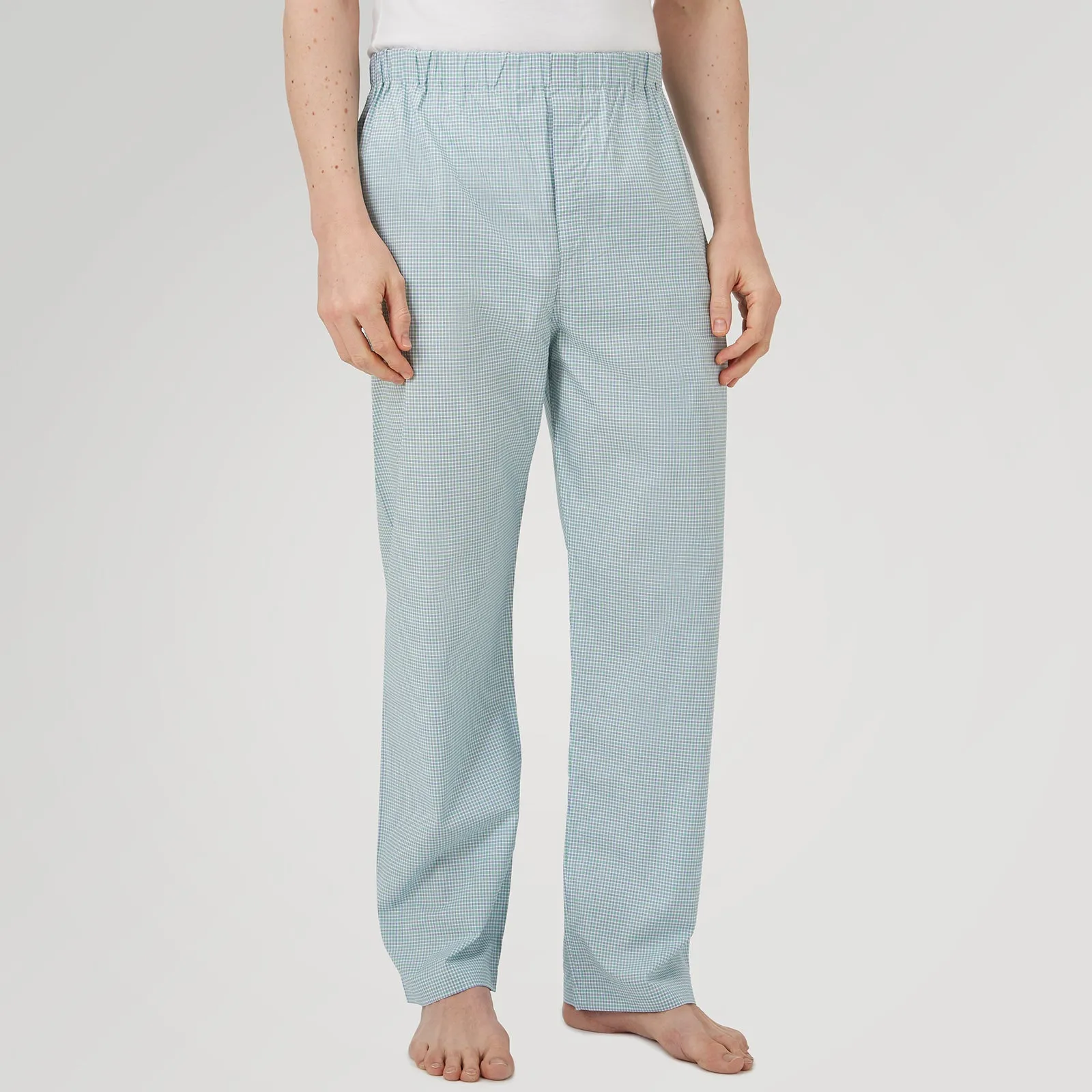 Kelly Green Check Modern Pyjama Trousers