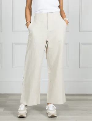 Kirsty Linen Pant Oatmeal - FINAL SALE