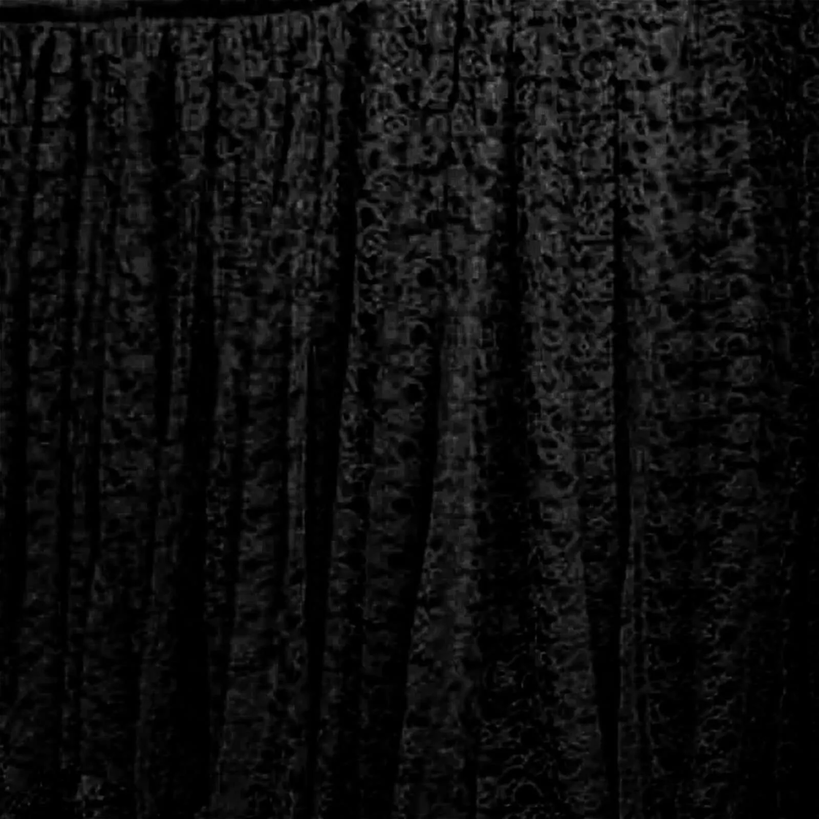 Lace Table Skirt 14ft Black - Premium Pleated Vintage Style for Parties