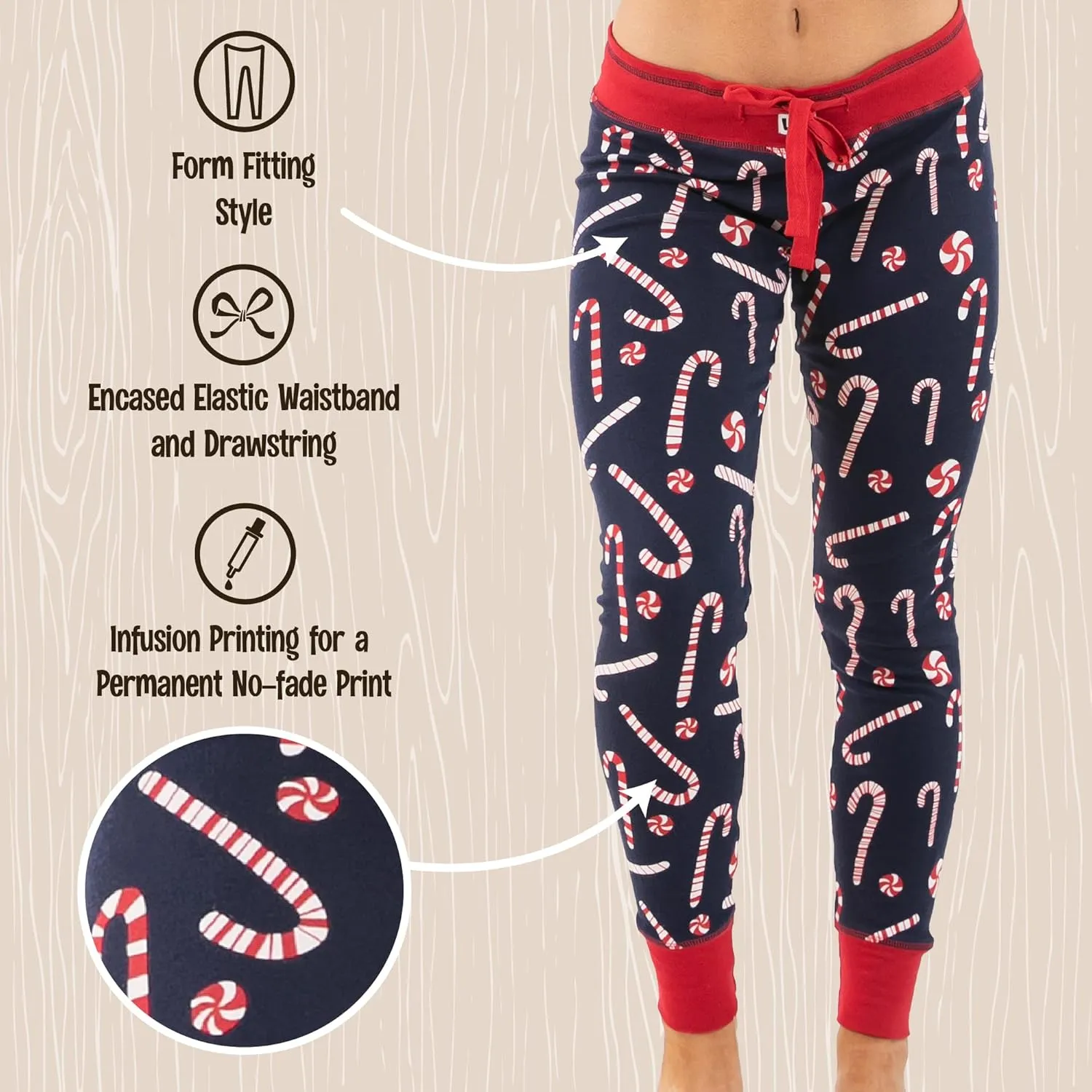 Lazy One Women's Leggings and Tees, Pajama Separates, Cozy Loungewear for Women