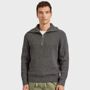 LE MANS 1/2 ZIP | GREY MARLE