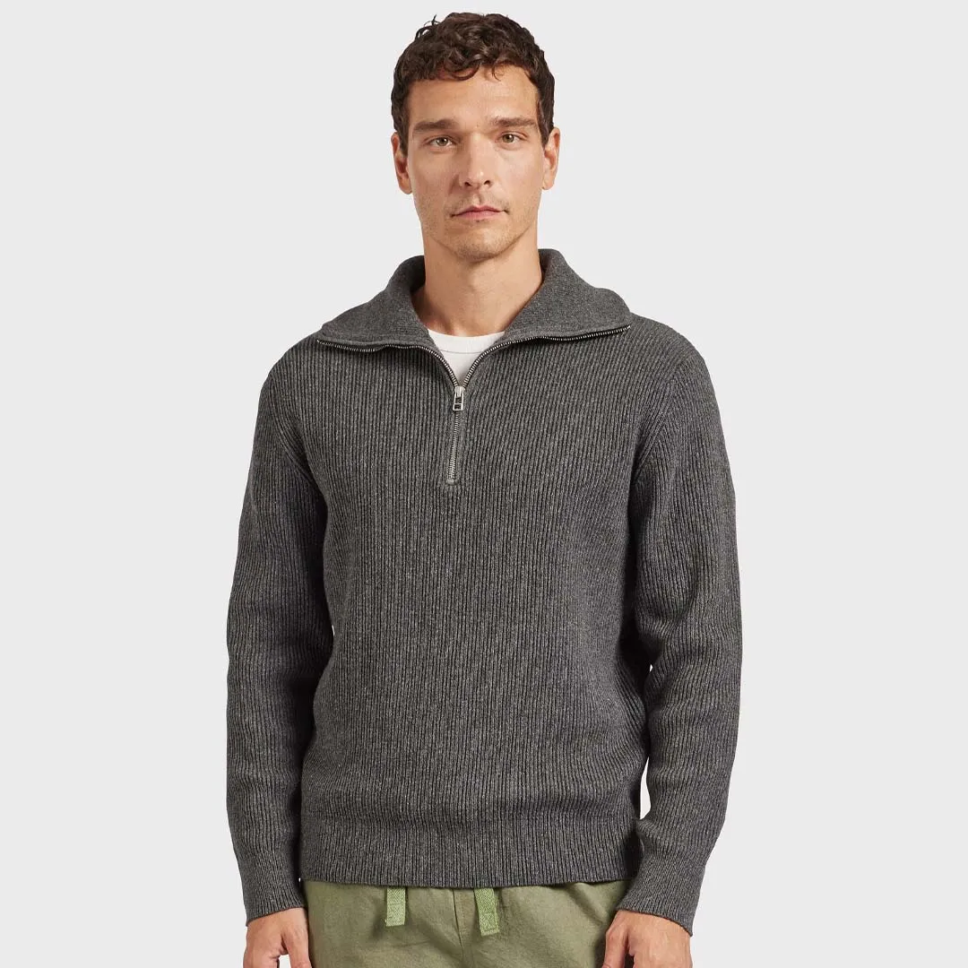 LE MANS 1/2 ZIP | GREY MARLE