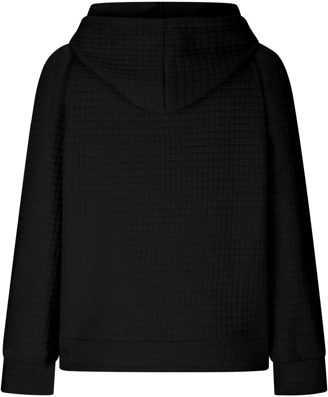 Lenago Womens Hoodies Fall Fashion Waffle Drawstring Hooded Sweatshirt 2024 Casual Loose Fit Pullover Clothes with Pockets