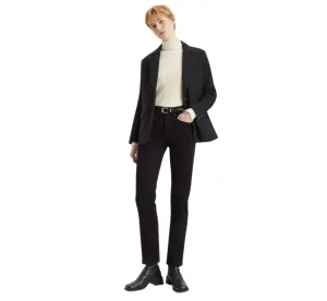 Levi's 724™ High Rise Straight Jeans 32 Leg in Midnight Gaze Black