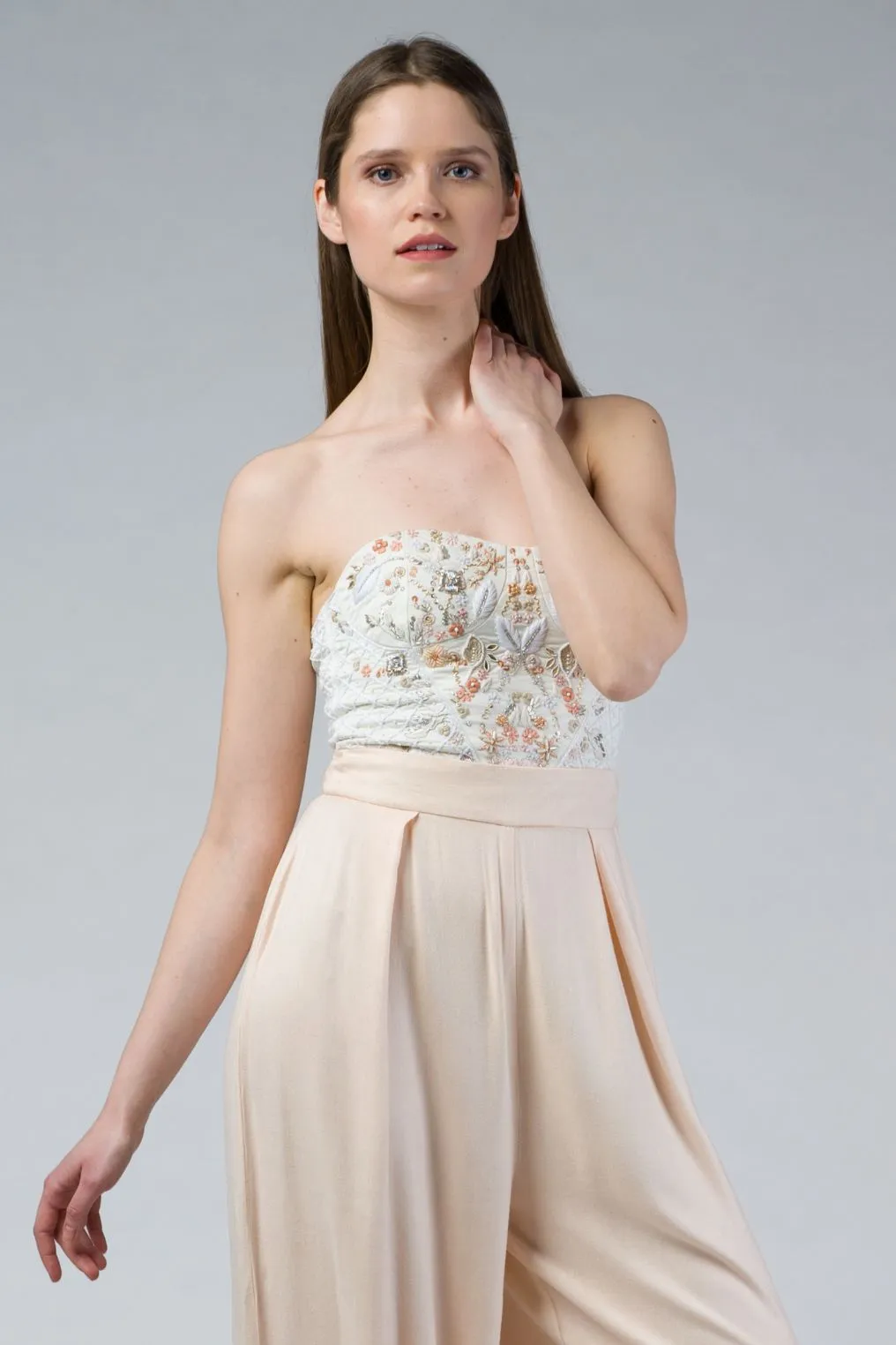 MAHA Hand Embroidered Corset Top