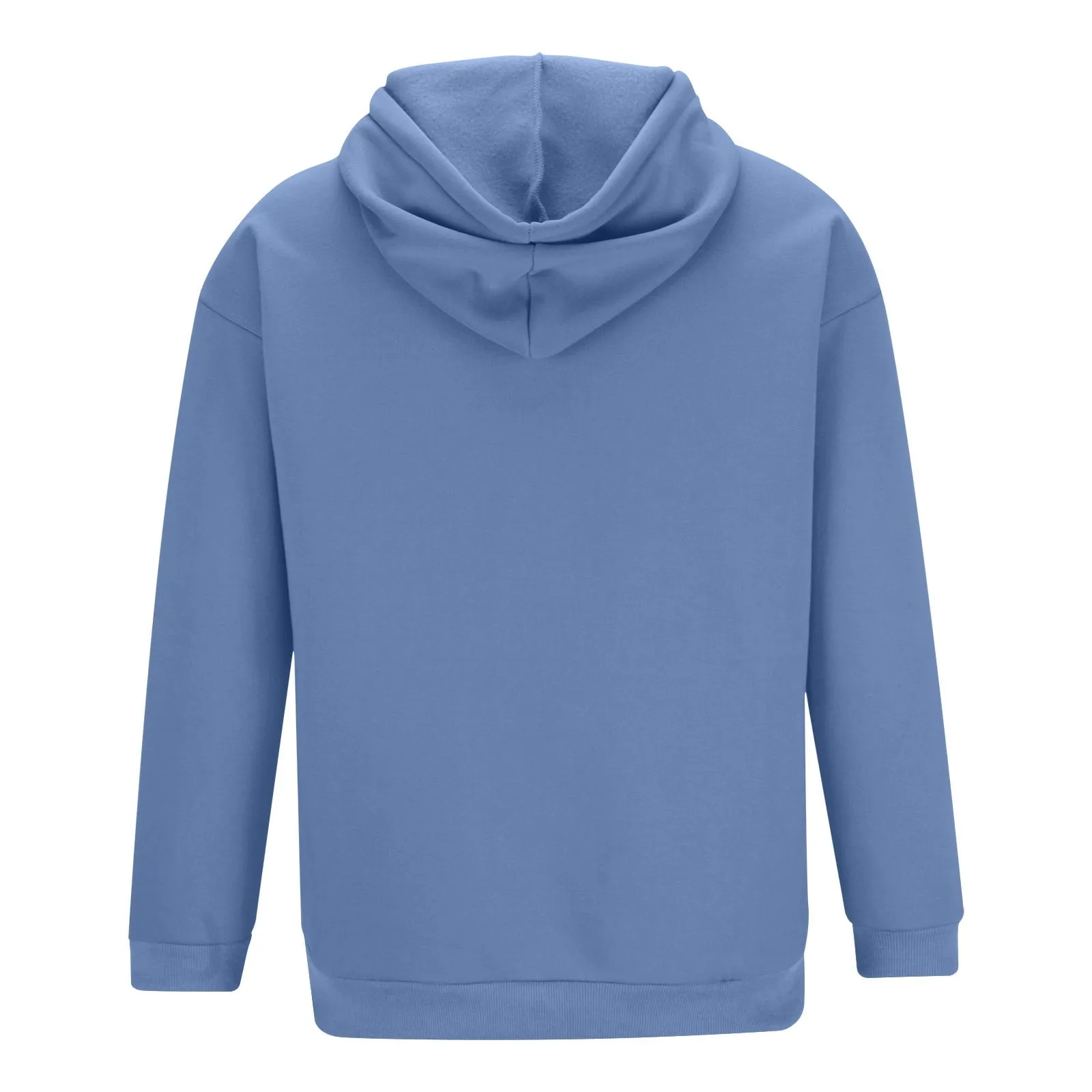 Men Casual Overiszed Hoodies round Neck with Pocket Pullover Long Sleeve